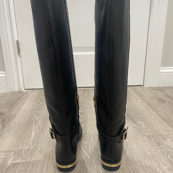 Knee-High Leather Boots Vince Camuto size 6 1/2 black - Picture 14 of 14